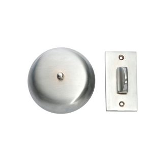 5518 - Turn Bell -  90mm - Satin Chrome