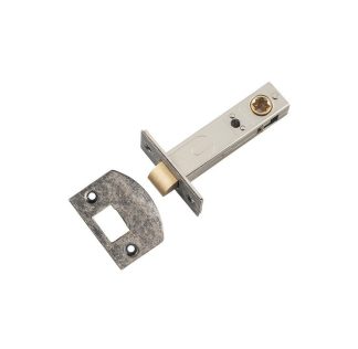 Tube Latch Split Cam Rumbled Nickel Backset 70mm
