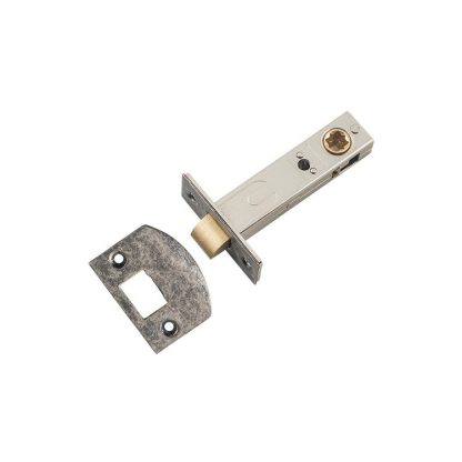 Tube Latch Split Cam Rumbled Nickel Backset 70mm