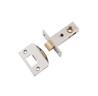 Tube Latch Split Cam Polished Nickel Backset 45mm