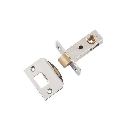 Tube Latch Split Cam Polished Nickel Backset 45mm