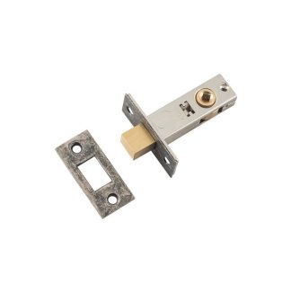 Privacy Bolt, Rumbled Nickel. Backset 45mm