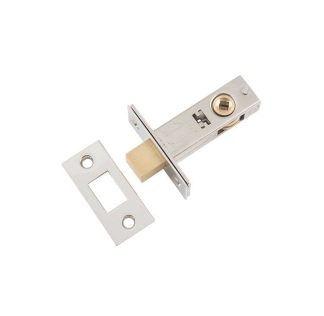 Privacy Bolt, Polished Nickel. Backset 45mm