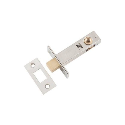 Privacy Bolt, Polished Nickel. Backset 60mm