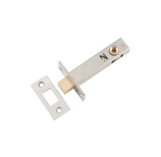 Privacy Bolt, Polished Nickel. Backset 70mm