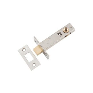 Privacy Bolt, Polished Nickel. Backset 70mm