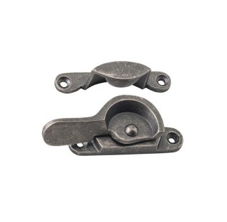 6408 - Fitch Fastener - Narrow - Rumbled Nickel