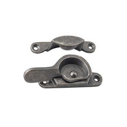 6408 - Fitch Fastener - Narrow - Rumbled Nickel