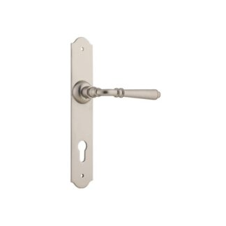 Tradco 6560E85 - Reims Lever 85mm Euro - Satin Nickel - 240x40mm - 68mm(P)