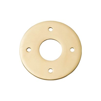 Tradco Adaptor plate for retrofitting to a 54mm hole - Polished Brass
