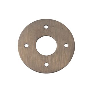 Tradco Adaptor plate for retrofitting to a 54mm hole - Antique Brass