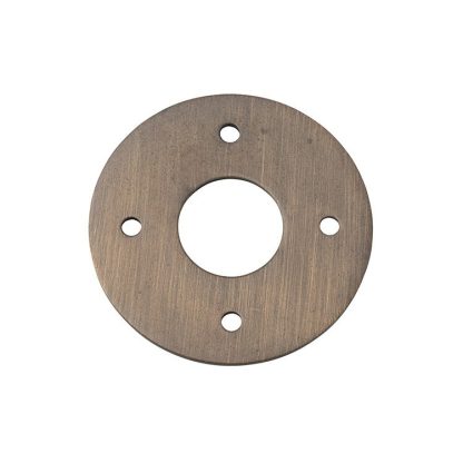 Tradco Adaptor plate for retrofitting to a 54mm hole - Antique Brass