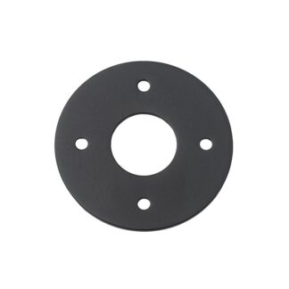 Tradco Adaptor plate for retrofitting to a 54mm hole - Matt Black
