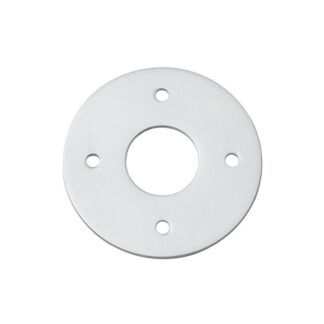 Tradco Adaptor plate for retrofitting to a 54mm hole - Satin Chrome