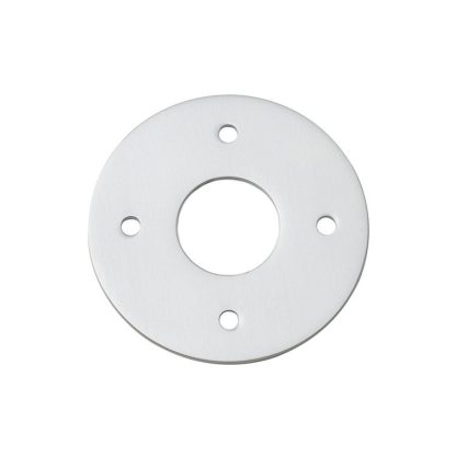 Tradco Adaptor plate for retrofitting to a 54mm hole - Satin Chrome