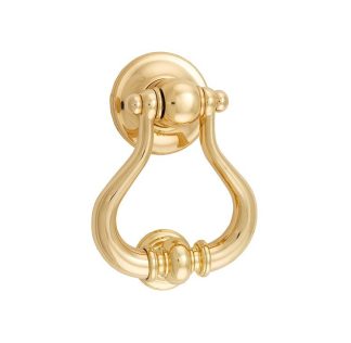 9390 - SARLAT DOOR KNOCKER Polished Brass