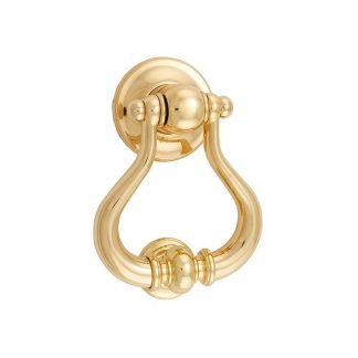 9390 - SARLAT DOOR KNOCKER Polished Brass