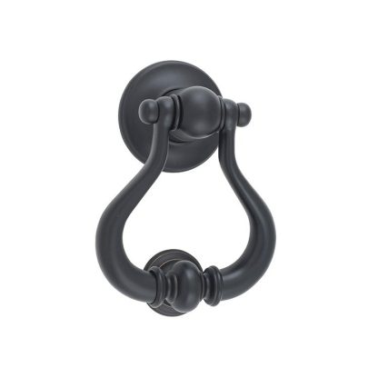 9393 - SARLAT DOOR KNOCKER Matt Black