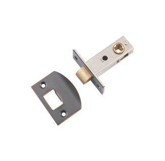 Tradco 9576 Tube Latch Split Cam Antique Copper Backset 45mm