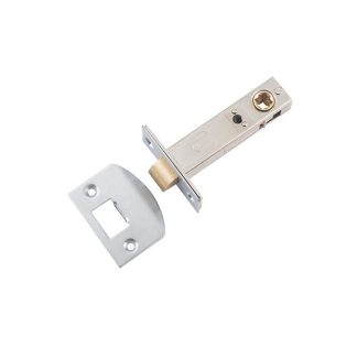 Tube Latch Split Cam Satin Chrome Backset 70mm