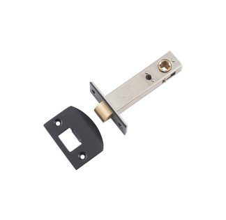 Tube Latch Split Cam Matt Black Backset 70mm