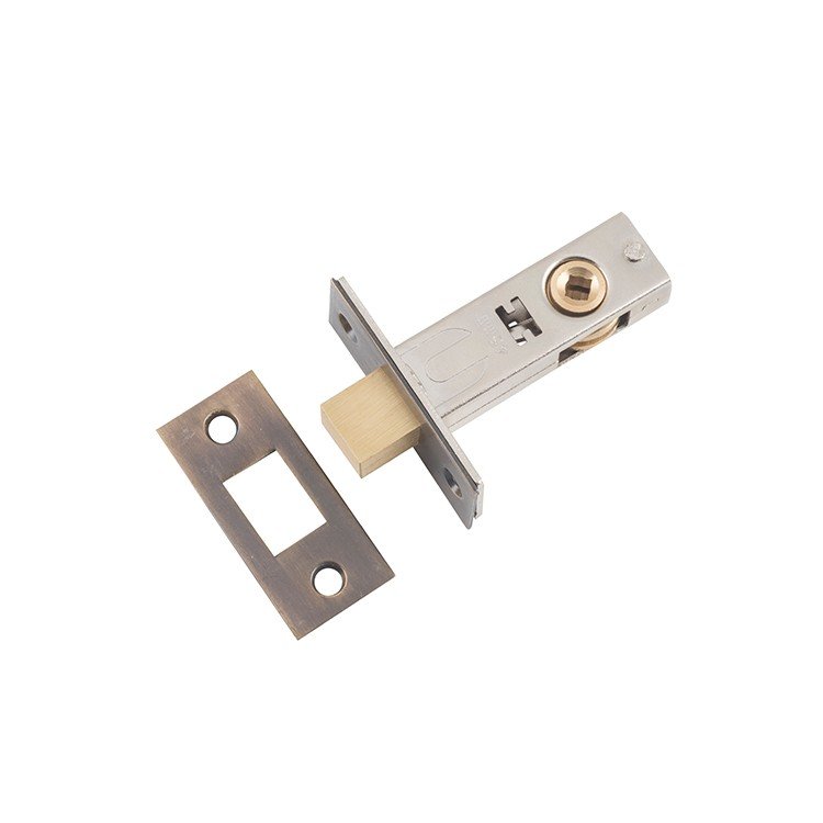 Privacy Bolt, Antique Brass. Backset 45mm