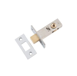 Privacy Bolt, Chrome Plated. Backset 45mm