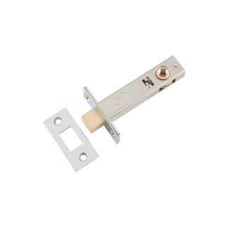 Privacy Bolt, Chrome Plated. Backset 70mm