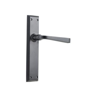 Tradco 9626 - Menton Lever Latch - Matt Black - 225x50mm