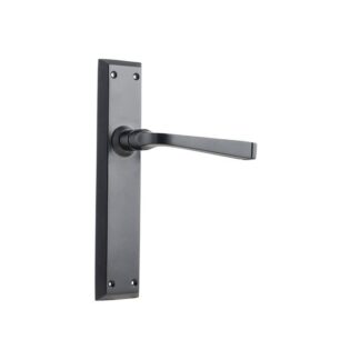 Tradco 9626 - Menton Lever Latch - Matt Black - 225x50mm