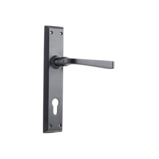 Tradco 9626E85 - Menton 85mm Euro - Matt Black - 225x50mm