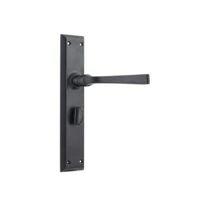 Tradco 9626P - Menton Lever Privacy - Matt Black - 225x50mm