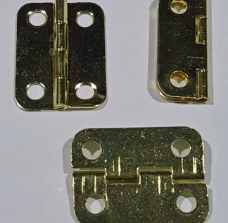 Butt Hinge - 22x15mm -   Brass Plated