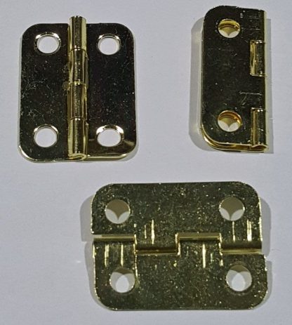 Butt Hinge - 22x15mm -   Brass Plated