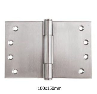 Wide Throw Butt Hinge -    100x125x3 Mm - Stainless Steel - Fixed Pin