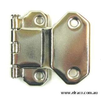 Fold Over Hinge -  35x40mm - Nickel Plated