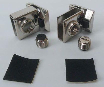 Glass Door Hinge - 180 Deg Openning - Polished Nickel Finish - Price Per Pair - Image 5