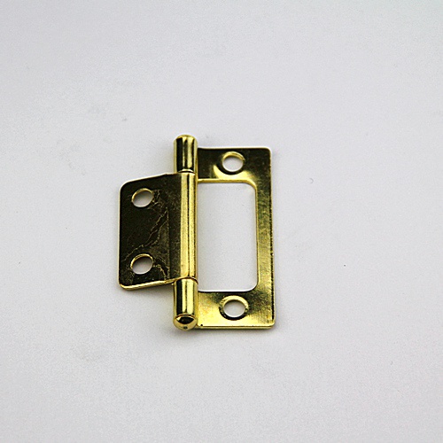 Non Mortise Hinge. 50mm Brass Plated Steel - Image 3