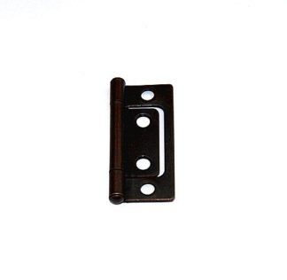 Non-Mortise (Hirline) Steel Hinge - 50mm - Florentine Bronze Plated