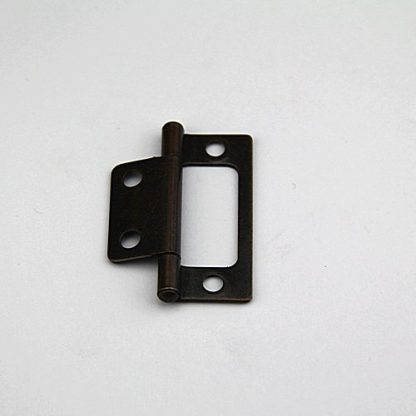 Non Mortise Hinge - 50mm - Florentine Bronze Plated Steel - Image 2