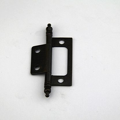 Non-Mortice Steel Hinge. 50mm. Decorative Ends. Florentine Bronze - Image 2