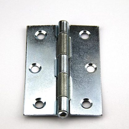 Steel Butt Hinge - 85x60mm - Fixed Pin - Zinc Plated - Image 2