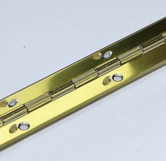 Piano Hinge -  32mmx 2m Length  - Brass Plated