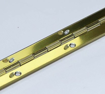 Piano Hinge -  32mmx 2m Length  - Brass Plated