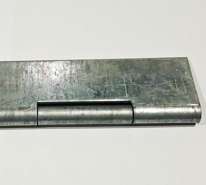 Piano Hinge -  57mm x2.16m Length - Galvanised With No Holes - Image 3