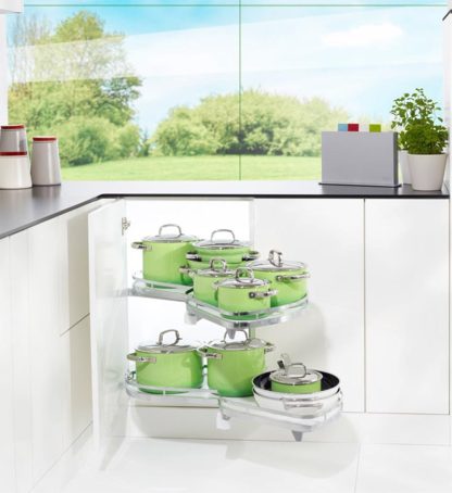 Kessebohmer Lemans - Classic - Right Hand Opening - Two Trays - Door Width 500mm - Image 3