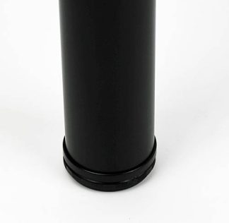 Metal Table Leg 60mm(D) X 690mm(L). Black Finish. Screw-On
