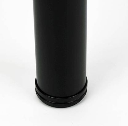 Metal Table Leg 60mm(D) X 690mm(L). Black Finish. Screw-On
