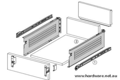 Steel Drawer Kits by Innobox. 150mm Wall Height. - Image 2