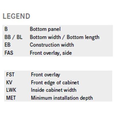 Nova Pro Scala Drawer Kit 122mm(H) Ice White - Image 6